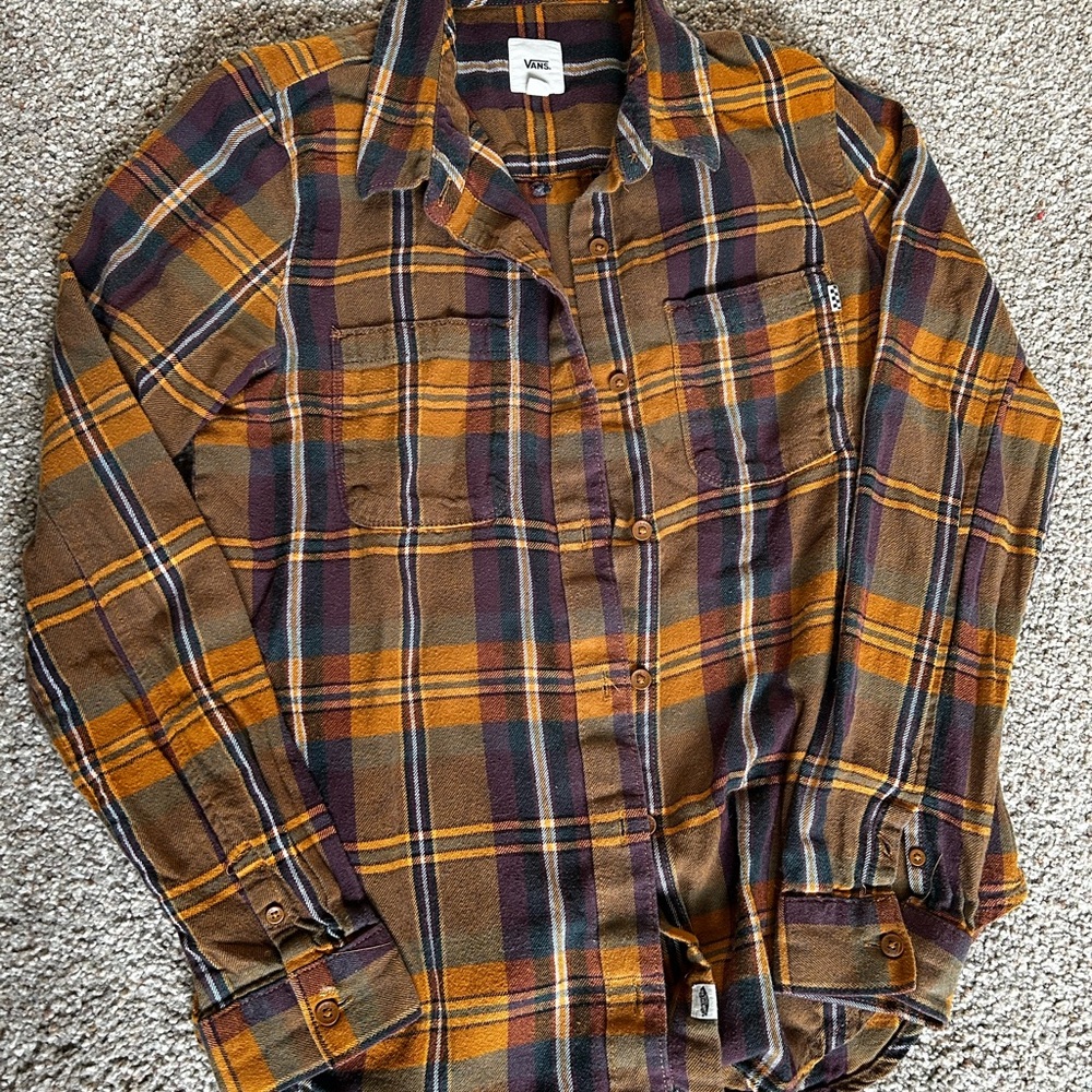 Vans Women’s Flannel Button-Down Shirt